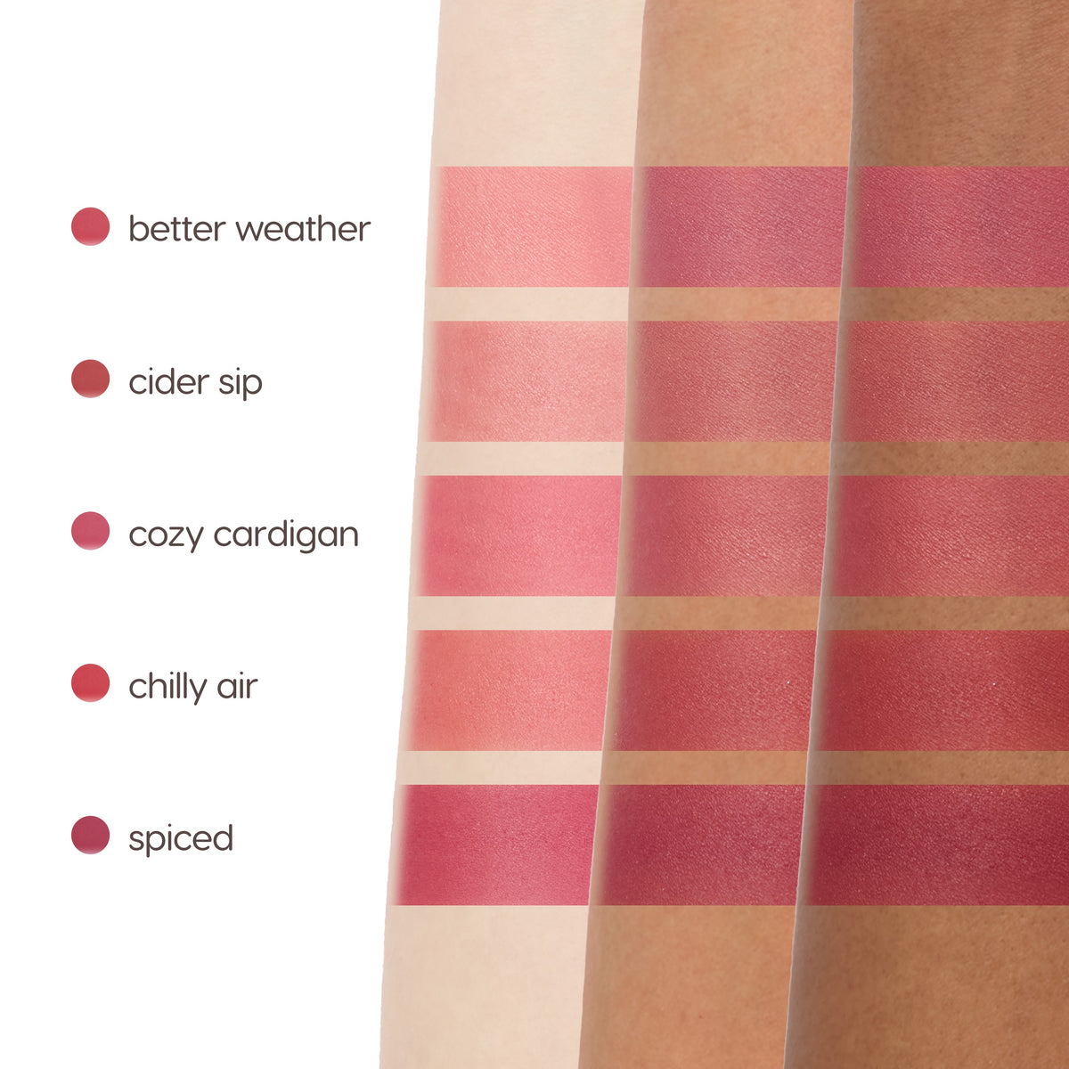Lip & Cheek Pudding · Color cremoso para labios y mejillas