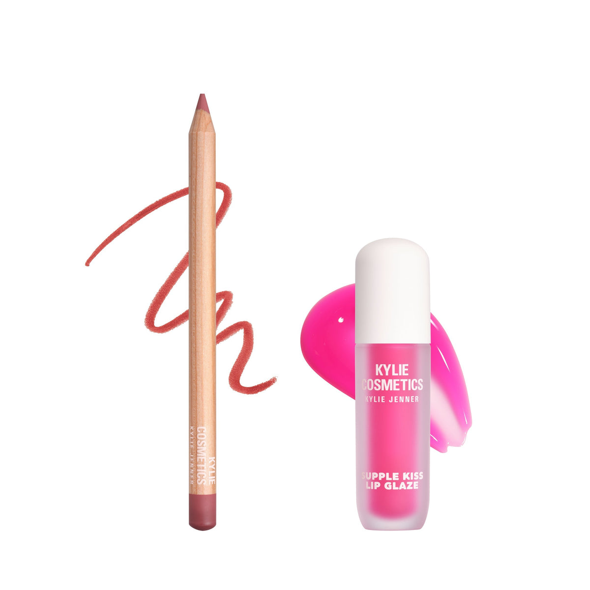 Glossy Lip Kit · Kit de gloss + delineador