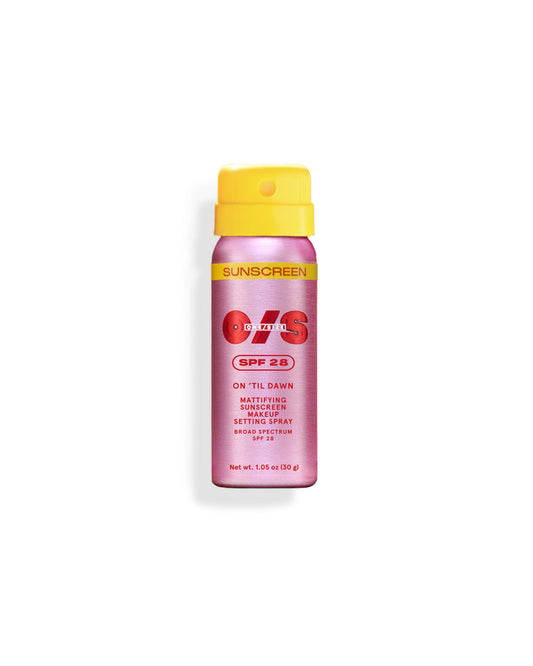 On 'Til Dawn SPF 28 · Spray fijador con protector solar