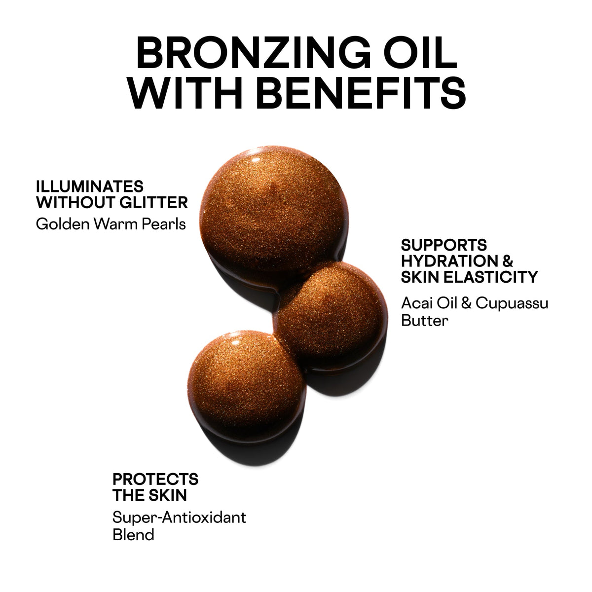 Major Glow · Aceite corporal bronceador