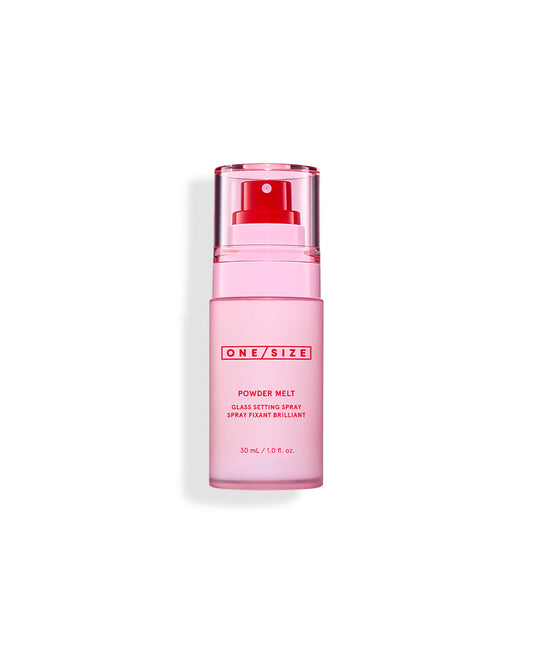 Powder Melt · Spray fijador efecto vidrio
