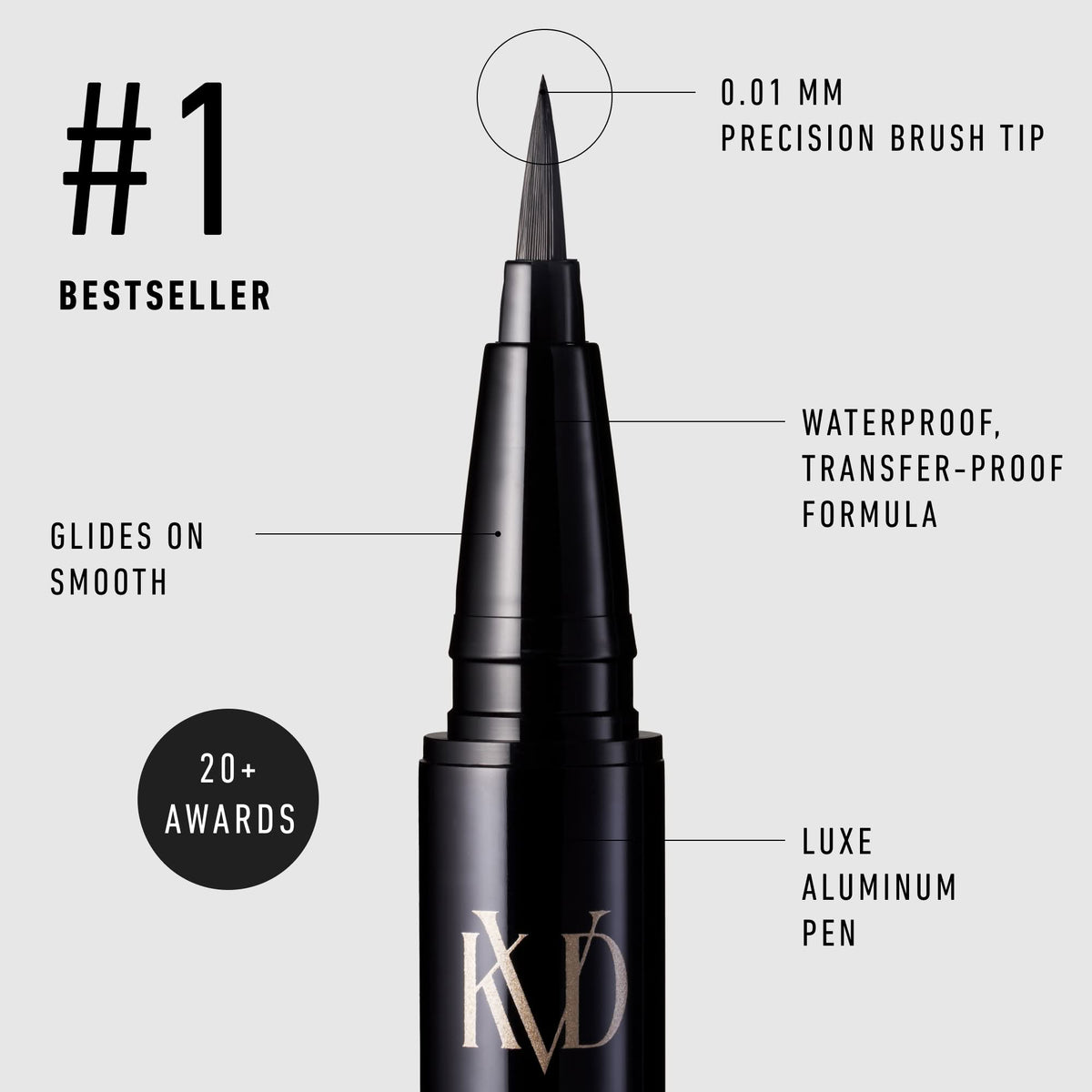 Tattoo Liner Doble · Delineador líquido de dos puntas