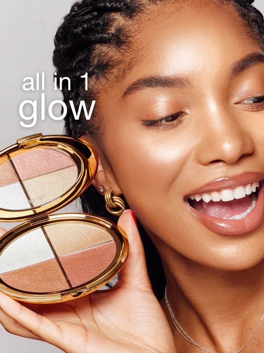 Glow Wardrobe · Paleta iluminadora para ojos y mejillas