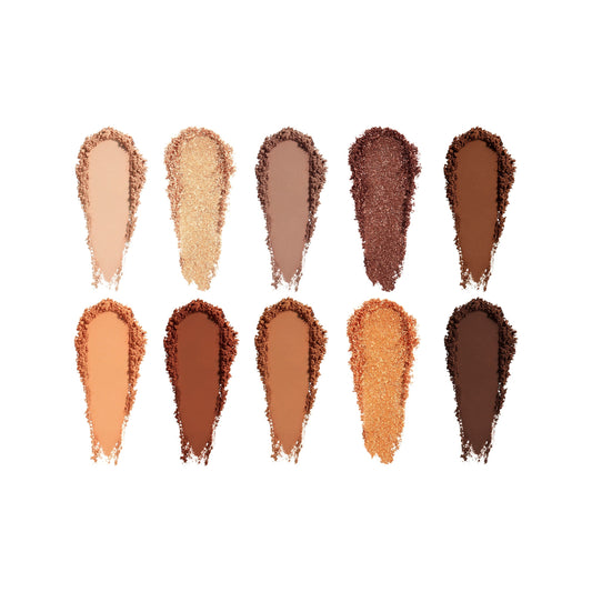 The Bronze Palette · Paleta de sombras
