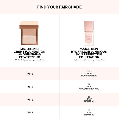 Major Skin Hydra-Luxe · Base luminosa