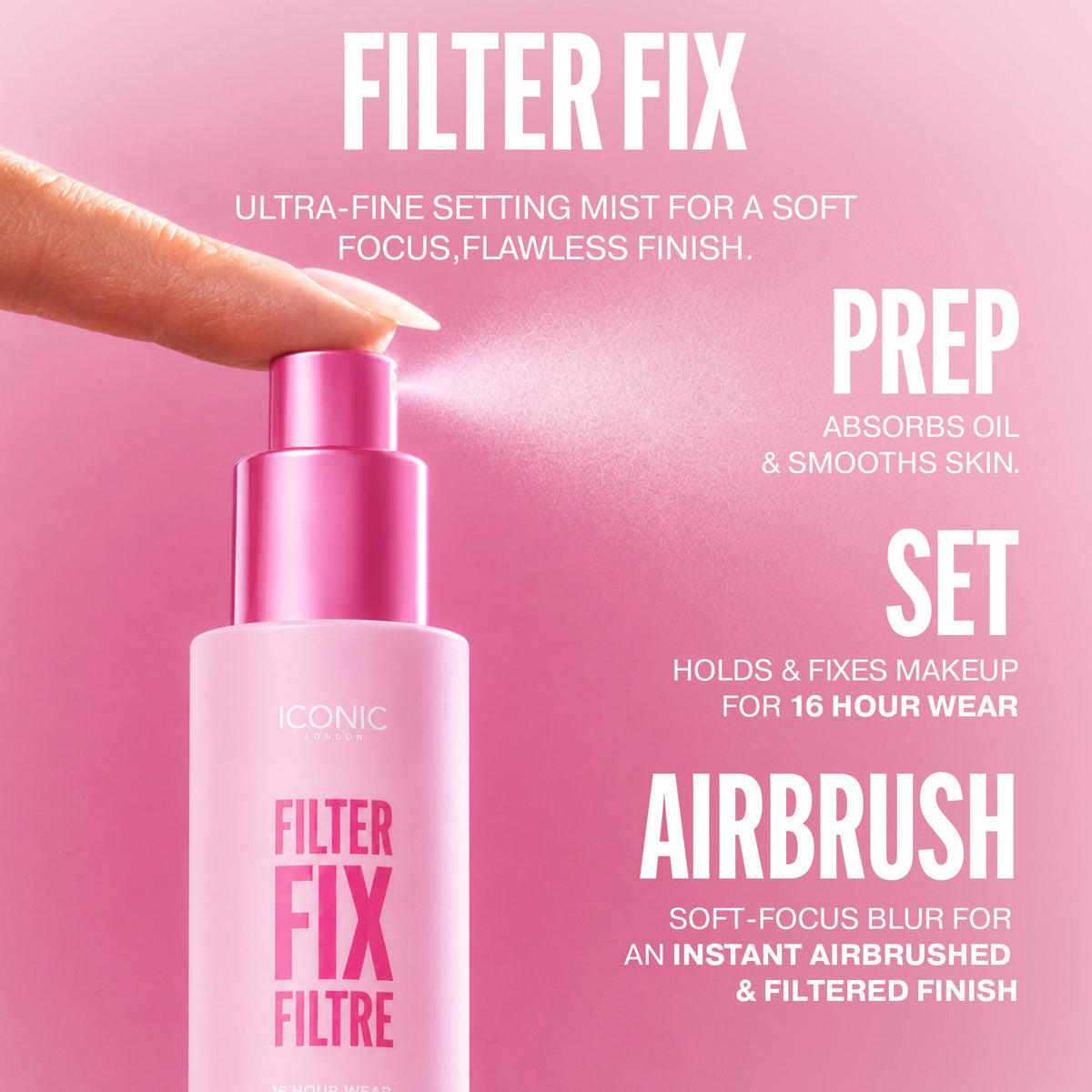 Filter Fix · Spray fijador