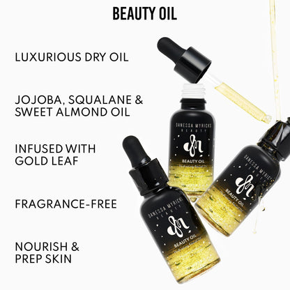 Beauty Oil · Aceite facial con oro