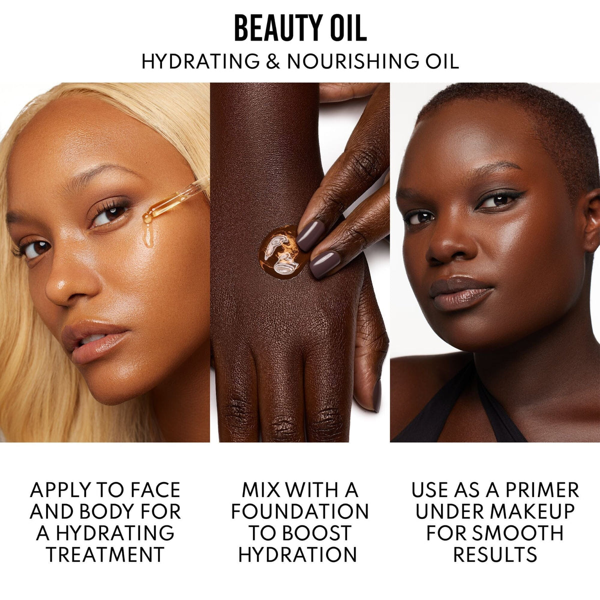 Beauty Oil · Aceite facial con oro