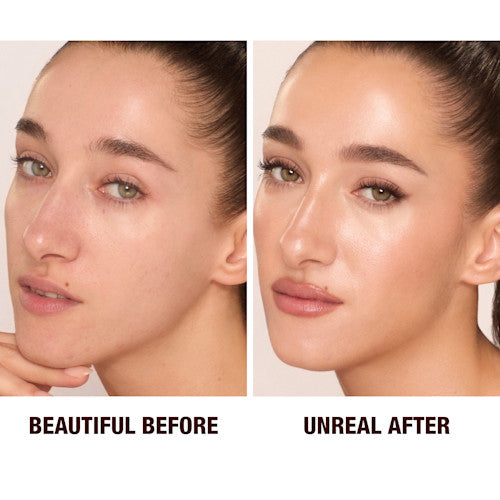Unreal Skin · Base en barra con glow