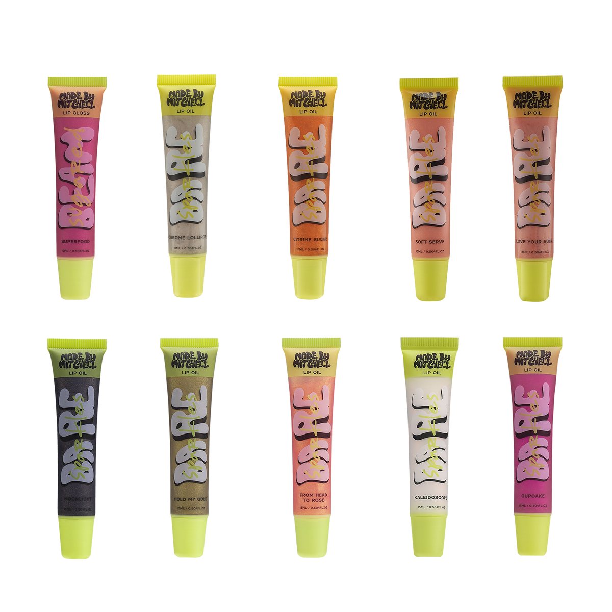 Bare Sparkles · Aceite labial con brillos