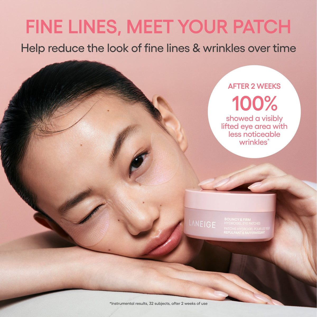 Bouncy & Firm · Parches de hidrogel para ojeras