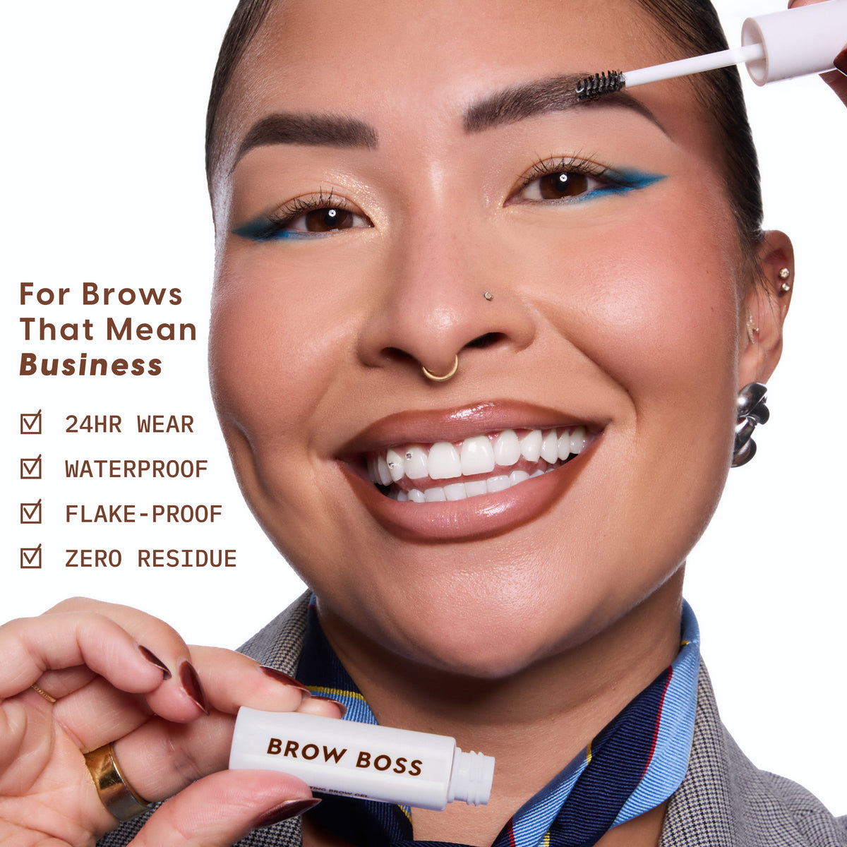 Brow Boss Gel · Gel de cejas transparente