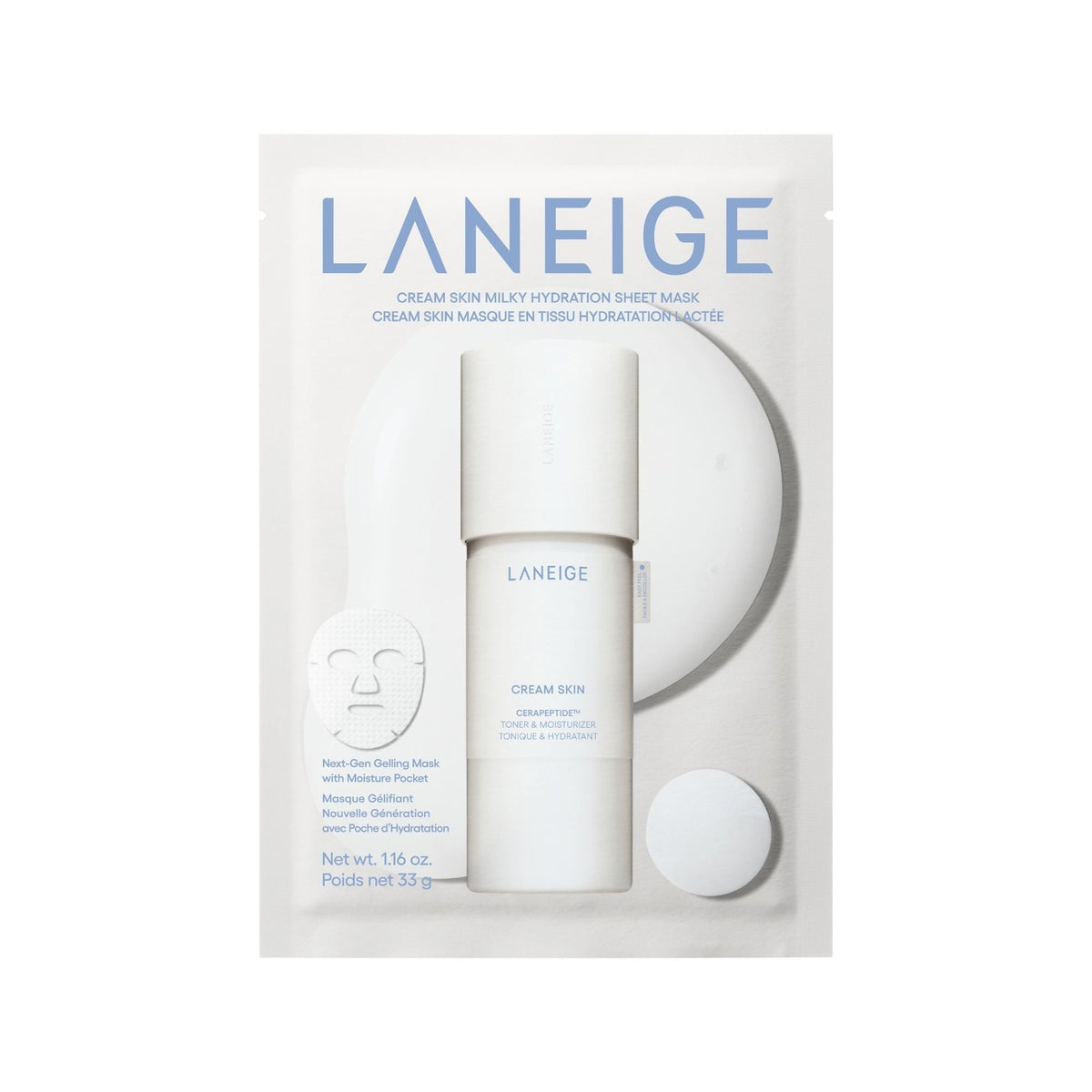 Cream Skin · Mascarilla en tela hidratante