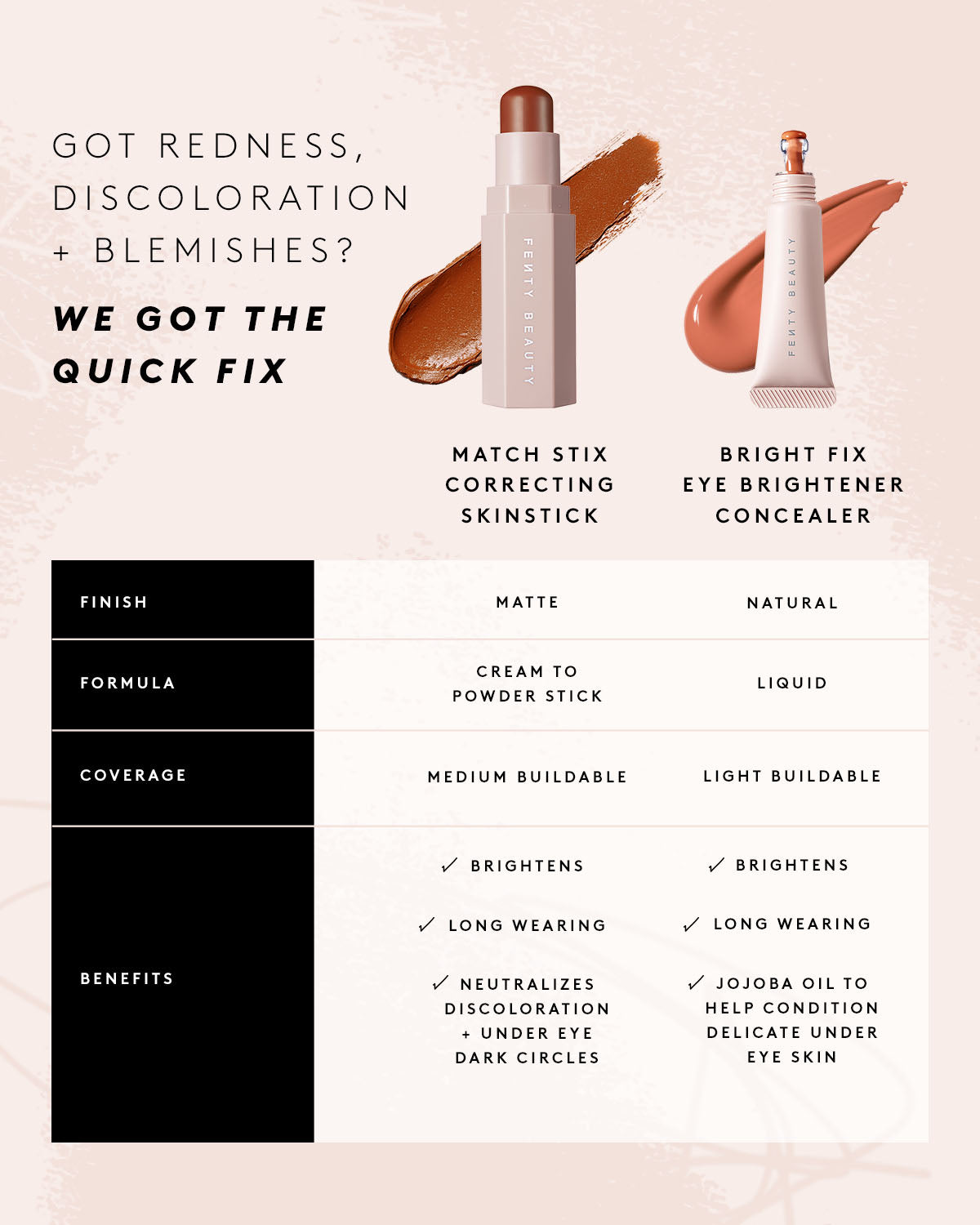 Match Stix · Corrector de color en barra