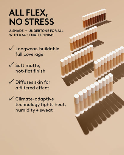Pro Filt'r Soft Matte · Base mate de larga duración