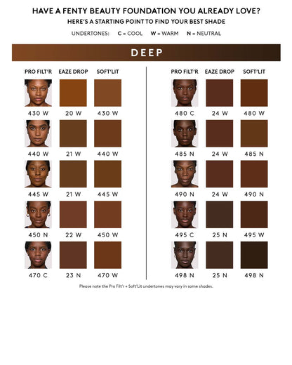 Pro Filt'r Soft Matte · Base mate de larga duración