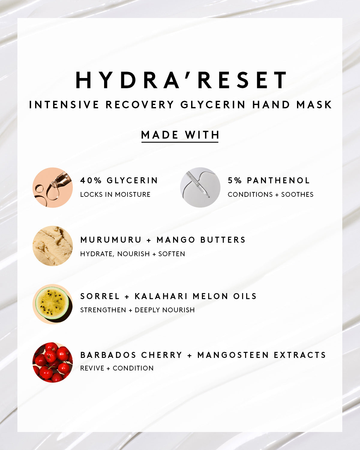 Hydra'Reset · Mascarilla de manos