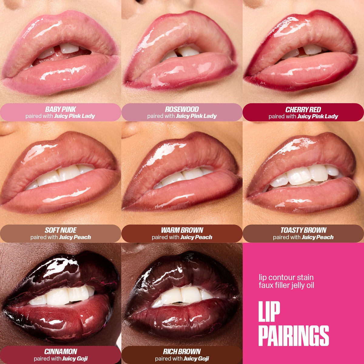 Lip Contour Stain · Delineador de labios de larga duración