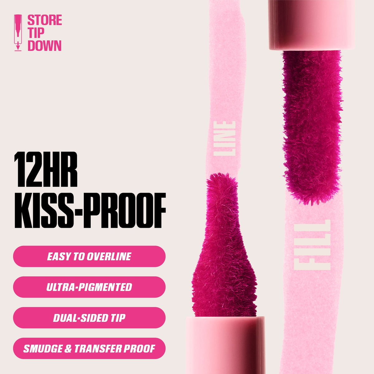 Lip Contour Stain · Delineador de labios de larga duración