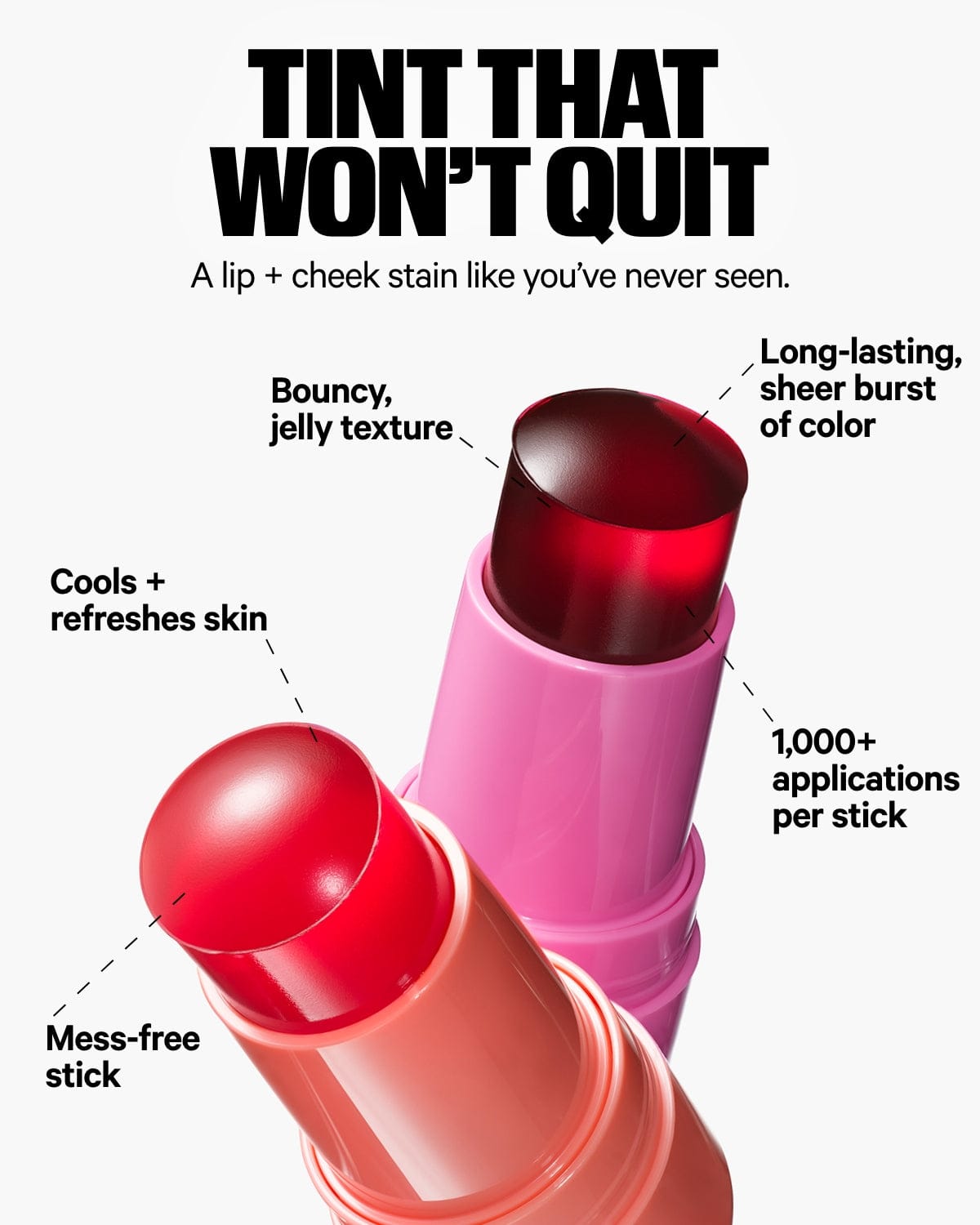 Cooling Water Jelly Tint · Tinte en gel para labios y mejillas
