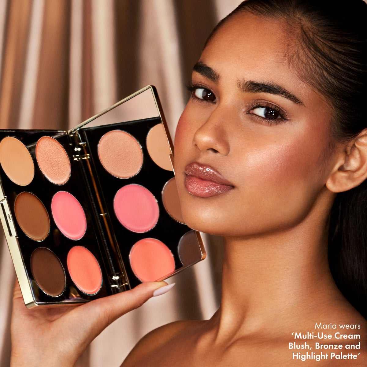 Cream Face Palette · Paleta en crema