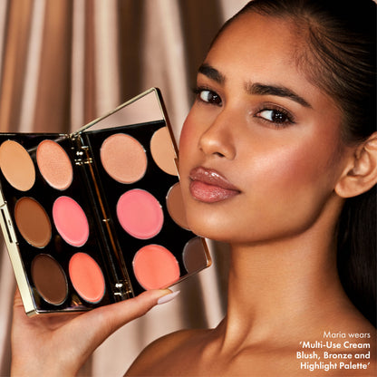 Cream Face Palette · Paleta en crema