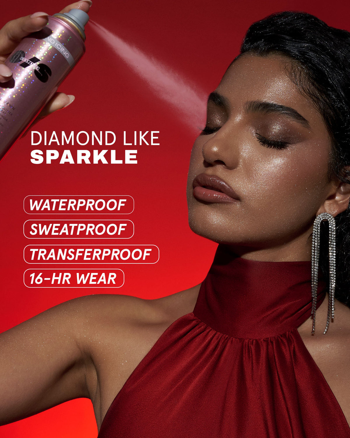 On 'Til Dawn · Spray fijador con glitter