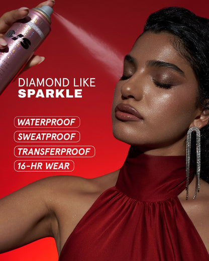 On 'Til Dawn · Spray fijador con glitter