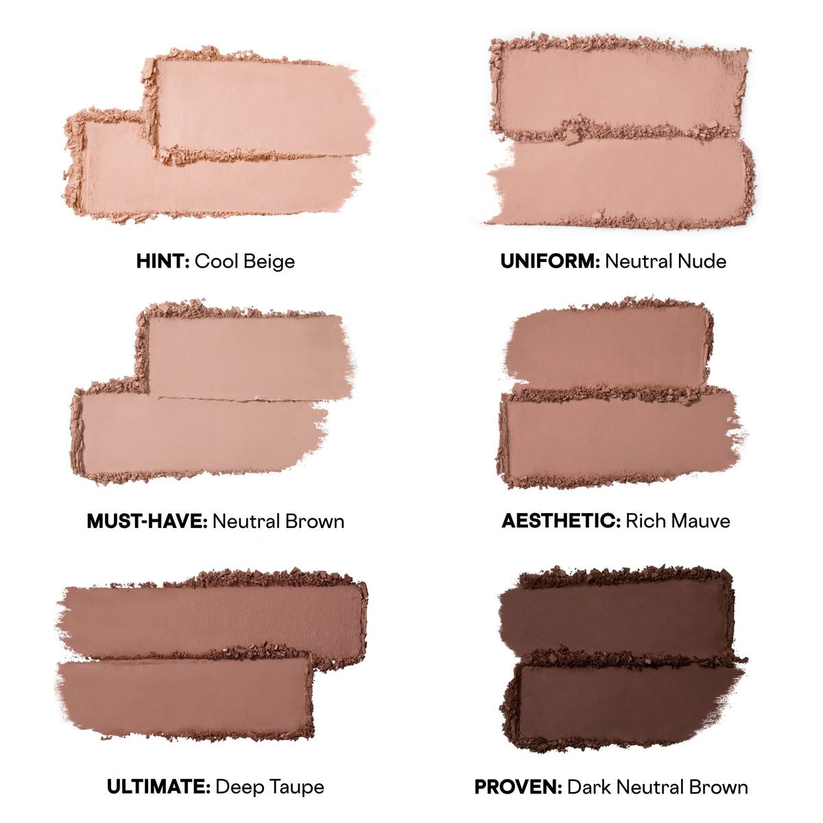 Major Dimension Essential Artistry · Paleta de sombras