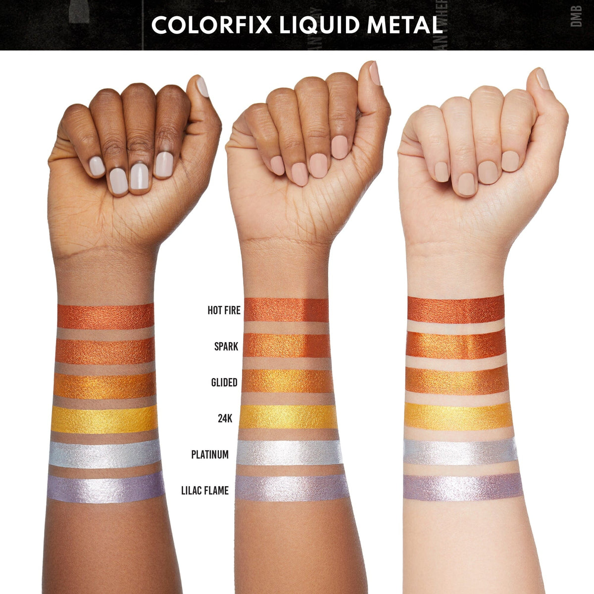 Colorfix Liquid Metals · Pigmento metalizado