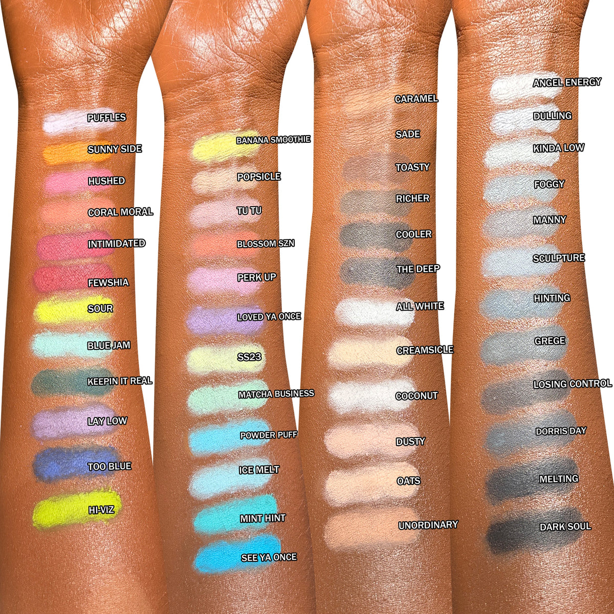 The Powder Pop · Paleta de 48 sombras mate