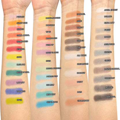 The Powder Pop · Paleta de 48 sombras mate