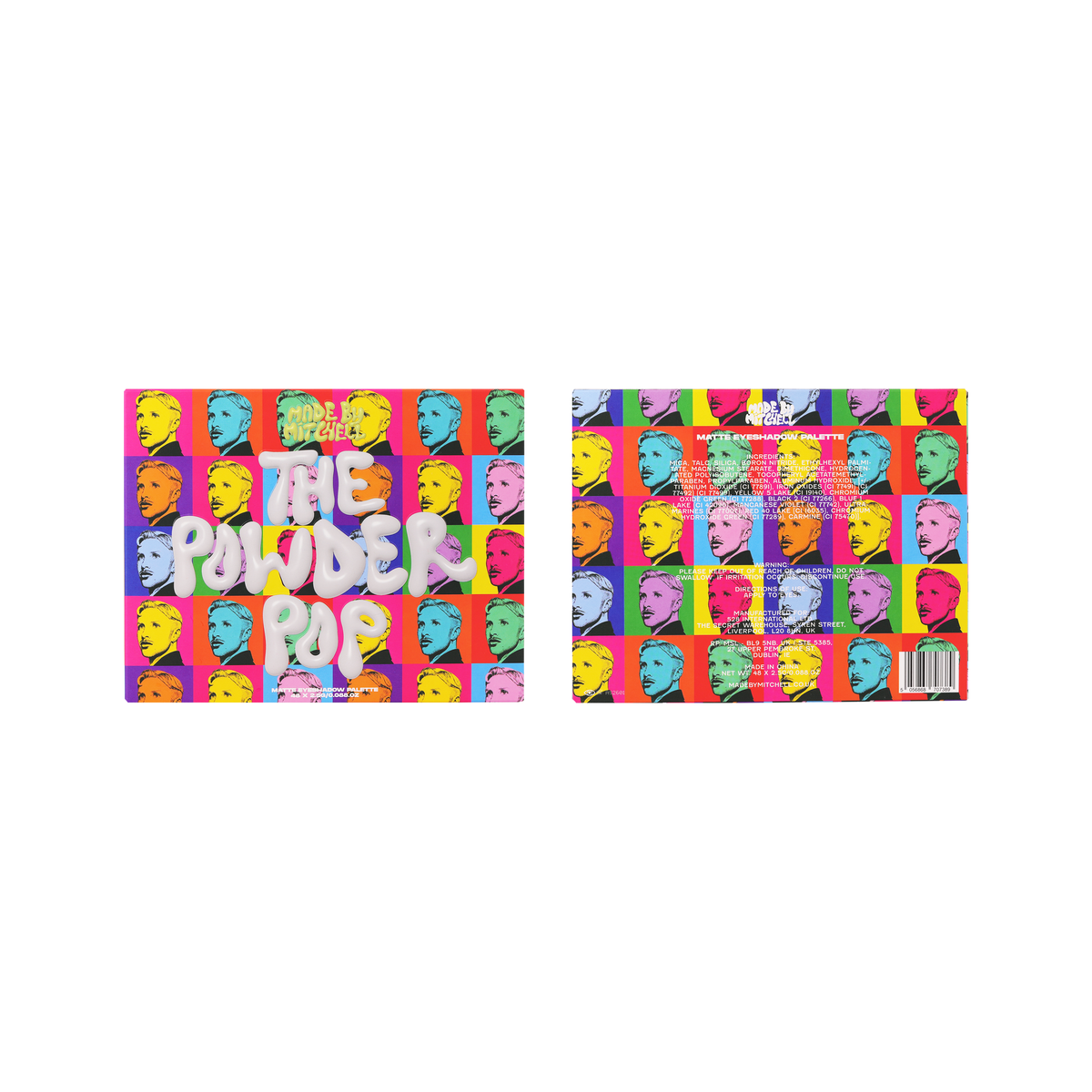 The Powder Pop · Paleta de 48 sombras mate