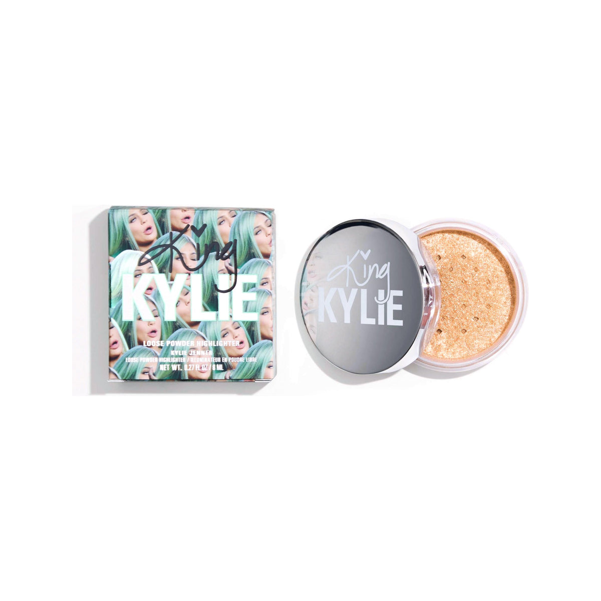 King Kylie · Iluminador en polvo suelto