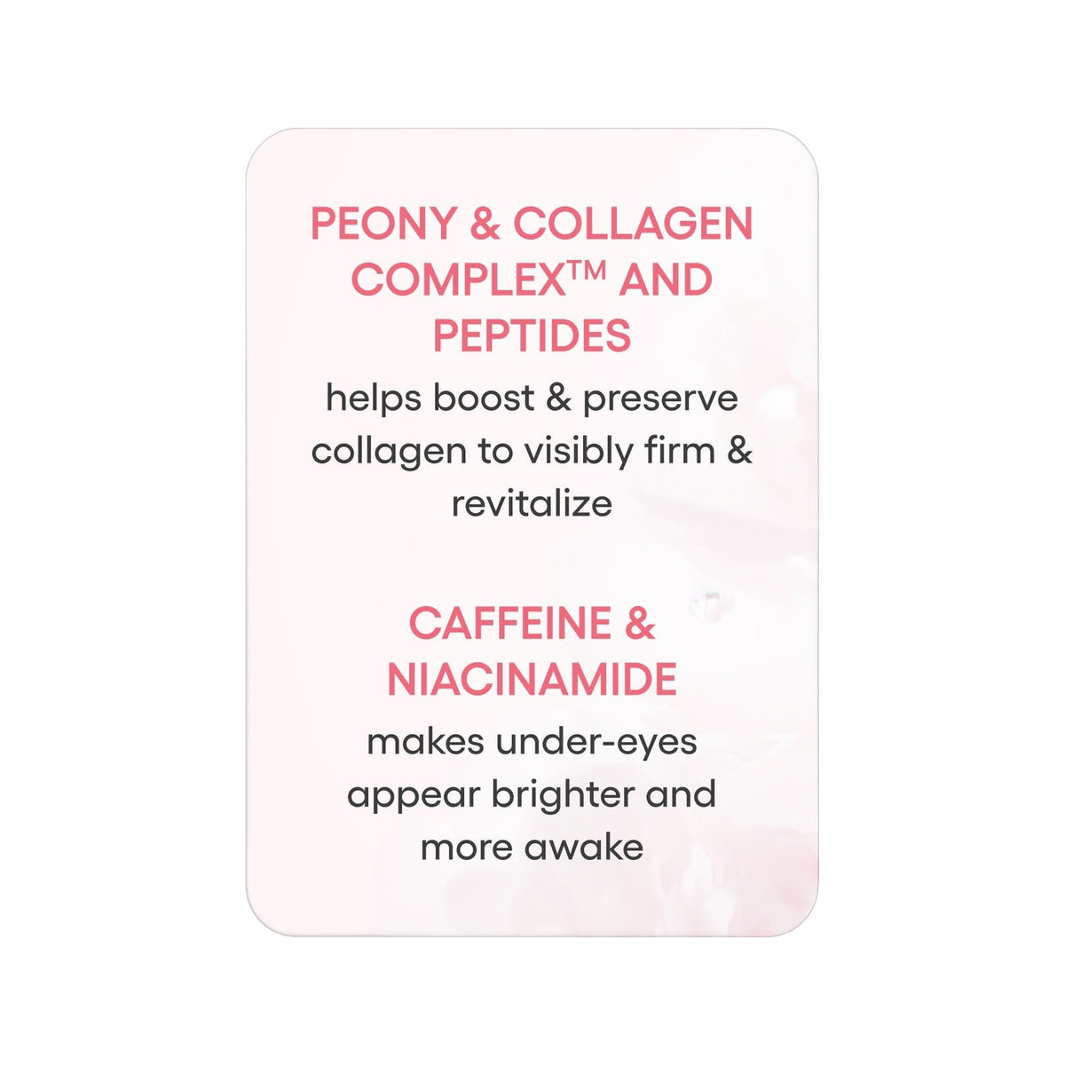 Bouncy & Firm · Mascarilla de ojos de noche