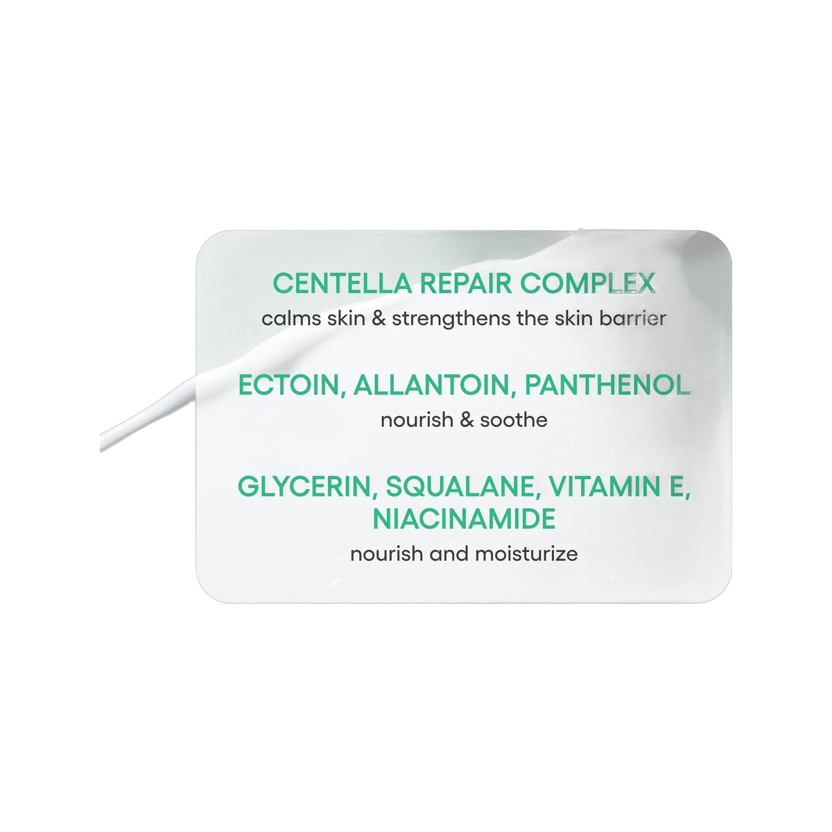Cica Sleeping Mask · Mascarilla calmante de noche