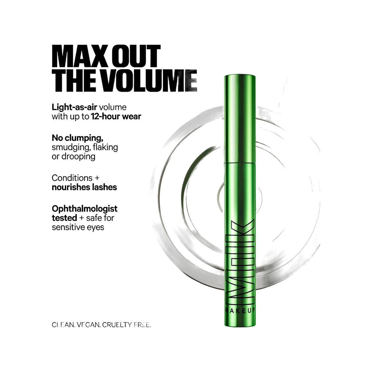 KUSH Big Hit · Máscara de pestañas voluminizadora