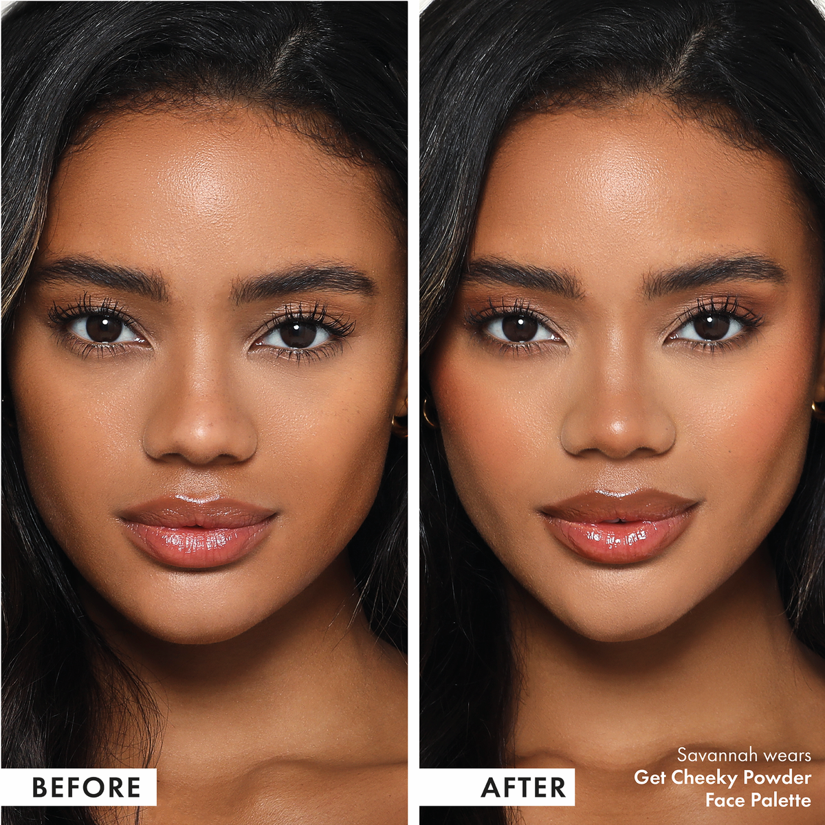 Get Cheeky · Paleta de rubor y bronceador