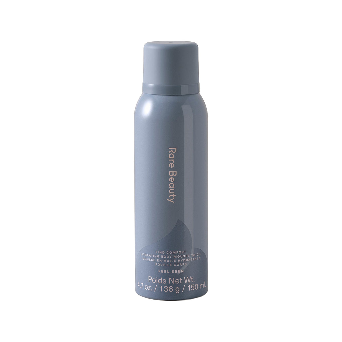 Find Comfort · Mousse corporal que se vuelve aceite